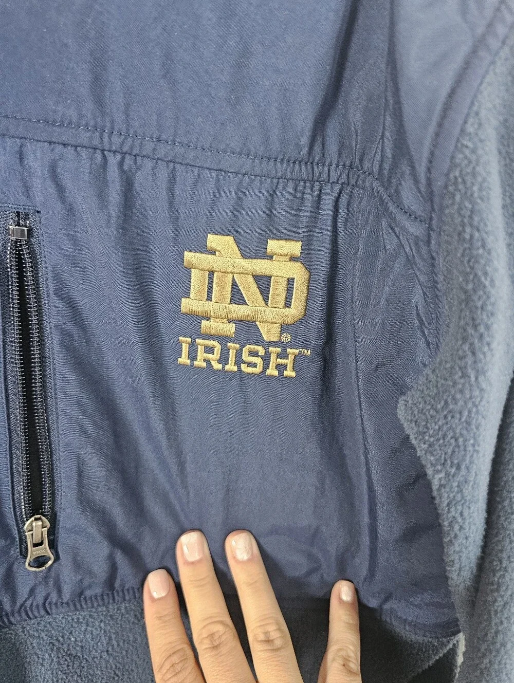 Columbia Notre Dame Fighting Irish jacket Mens Size L